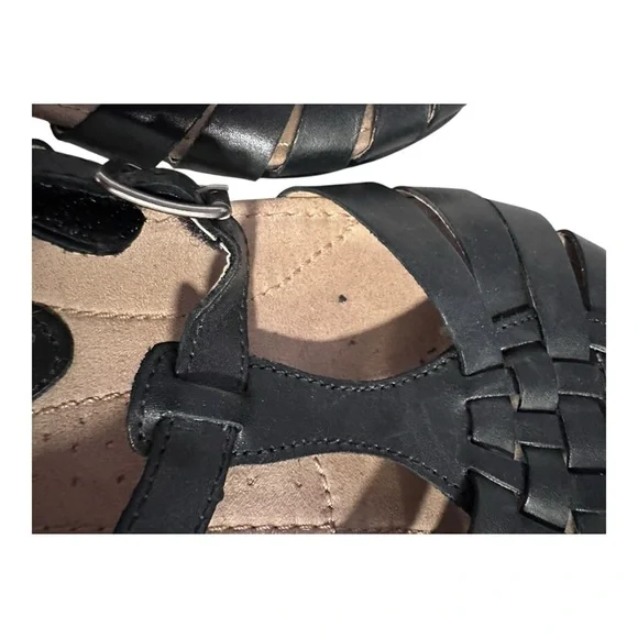 Earth Origins Black Comfort Sandals Size 8 - Picture 5 of 5